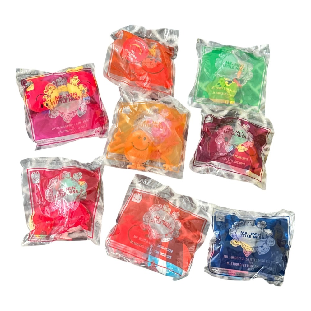 McDonalds Mr Men‎ Little Miss 2020 Happy Meal Double Paks  Lot 8 Sealed Canada